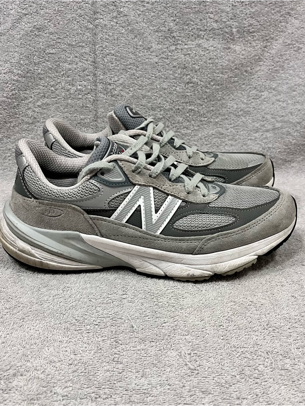New Balance 990v6 Shoes Mens Size 8 Gray Suede Made In USA Sneakers M990GL6